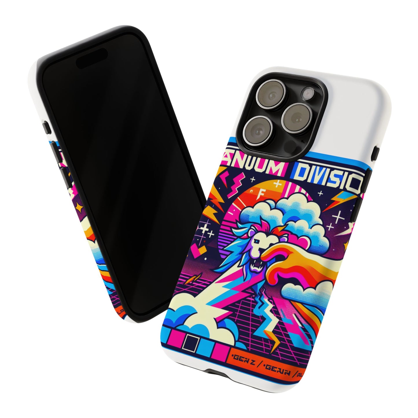 fanum irs division protective phone case with 3d wrap design, uv protected, durable shock absorption, ideal gift for anime and comic culture fans