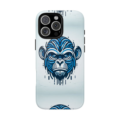 Blue Animal Create 21 3D Wrap Phone Case for Kids and Teens Shockproof UV Protected Durable Silicone Cover with Retro Anime and Comic Inspired Design