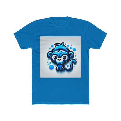 Stylish Unisex T-Shirt - Blue Animal Print, Comfortable Casual Tee for Men and Women, Trendy All-Gender Shirt