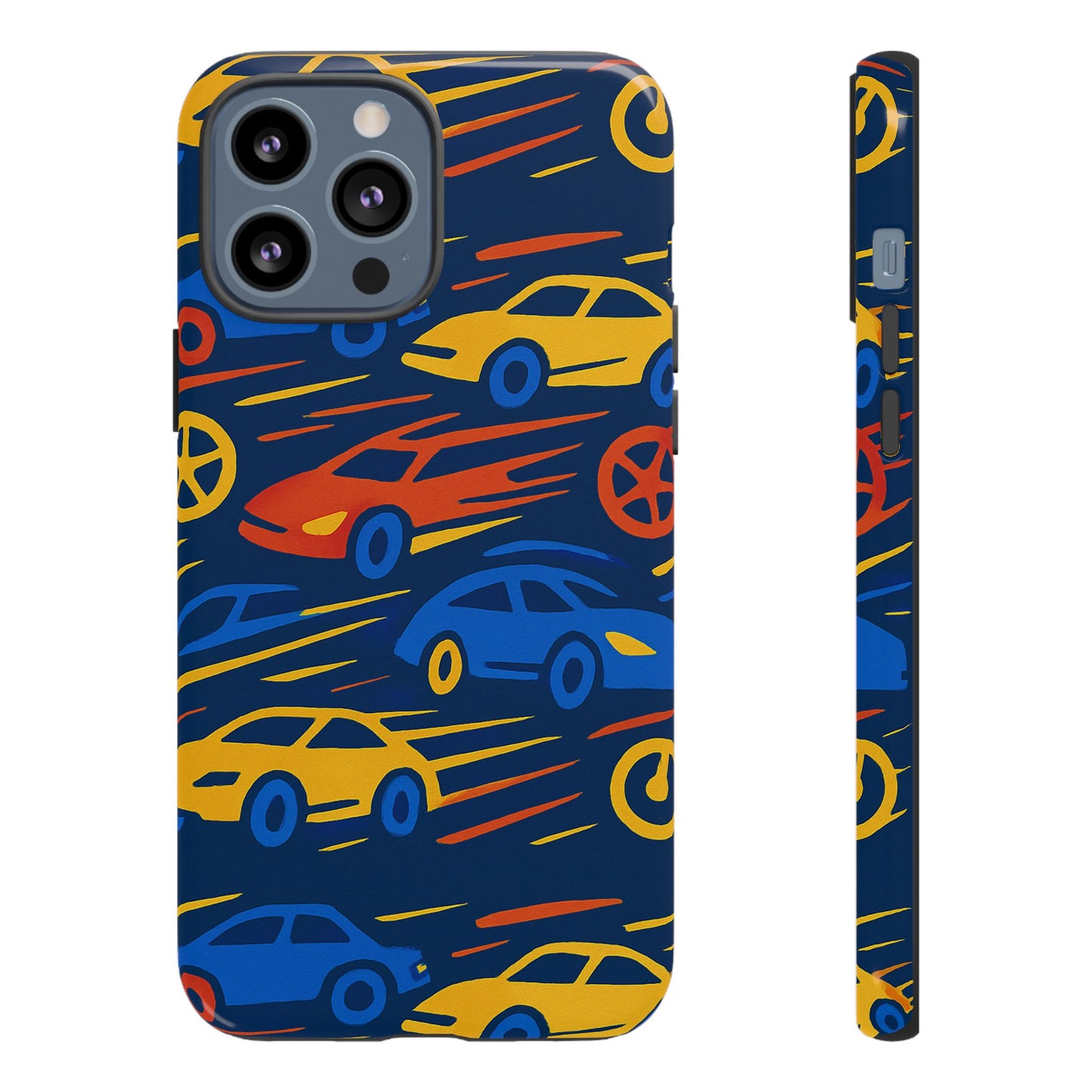 vibrant 3d car design protective phone case for smartphones stylish accessory for expressive individuals compatible with iphone 13, 14, 15 & 16 – all models including pro, pro max & plus