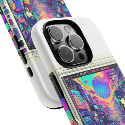 Main Character Moment Protective Phone Case, 3D Wrap Design, Durable TPU Silicone, UV Protected, Anime and Comic Inspired, Unique Gift for Tech Enthusiasts