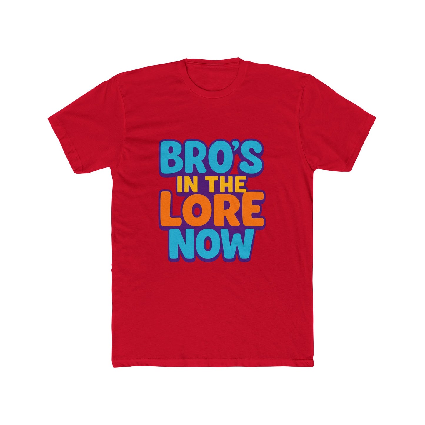 bro's in the lore now unisex t-shirt - funny meme art for gamers, meme lovers, unique gift & decor