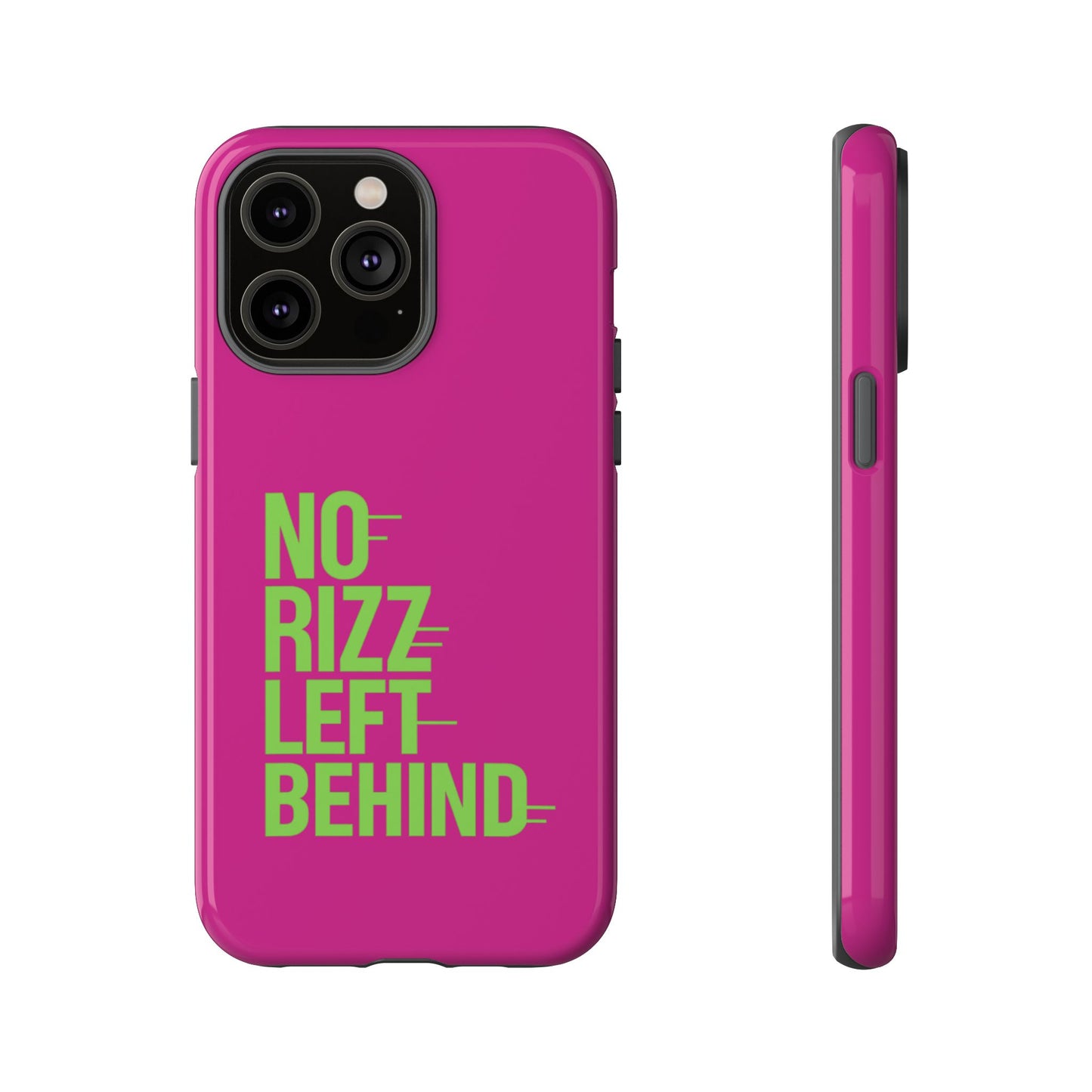 tough cases - no rizz left behind phone case for ultimate protection and style