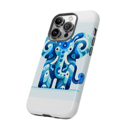 Vibrant 3D Protective Phone Case with Artistic Elephant Design for Unique Expression Compatible with iPhone 13, 14, 15 & 16 – All Models Including Pro, Pro Max & Plus