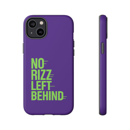 Tough Phone Case - No Rizz Left Behind - Durable, Stylish Protection for Active Lifestyles - Impact-Resistant, Dual Layer, Shock-Absorbing TPU - Perfect Gift for Tech Lovers