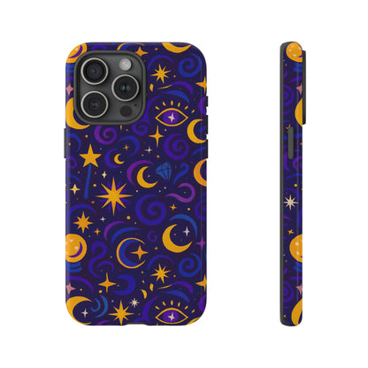 Vibrant 3D Cosmic Design Phone Case for Stylish Protection with Multicolour Stars and Swirls Compatible with iPhone 13, 14, 15 & 16 – All Models Including Pro, Pro Max & Plus