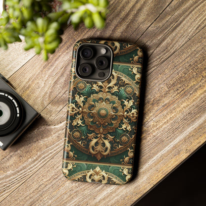 Pattern Image 2 Vibrant Comic Style Phone Case for Men and Women with Ornate Baroque Design Compatible with iPhone 13, 14, 15 & 16 – all models including Pro, Pro Max & Plus