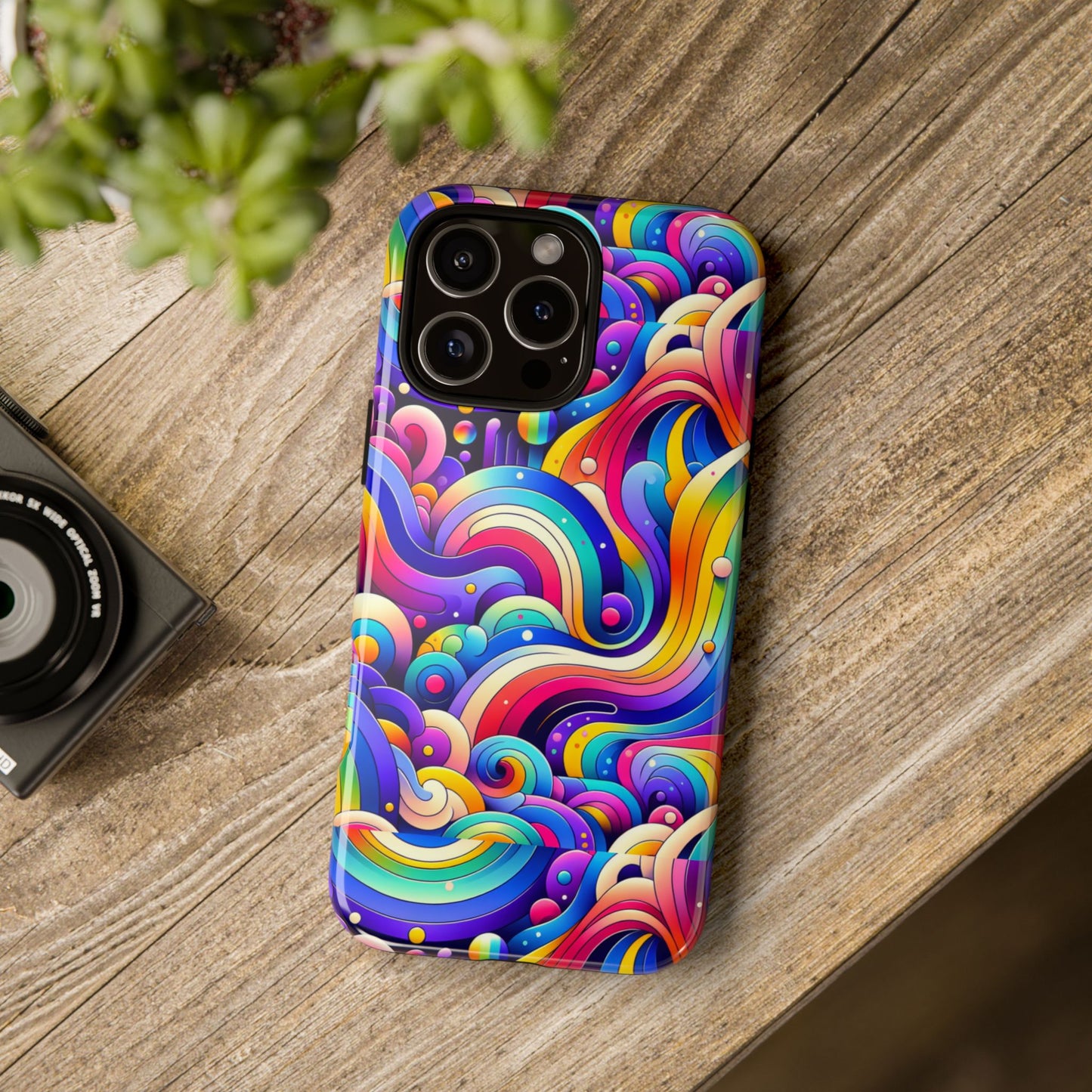 pink pattern image 4 phone case with 3d wrap and shock protection for smartphone accessories