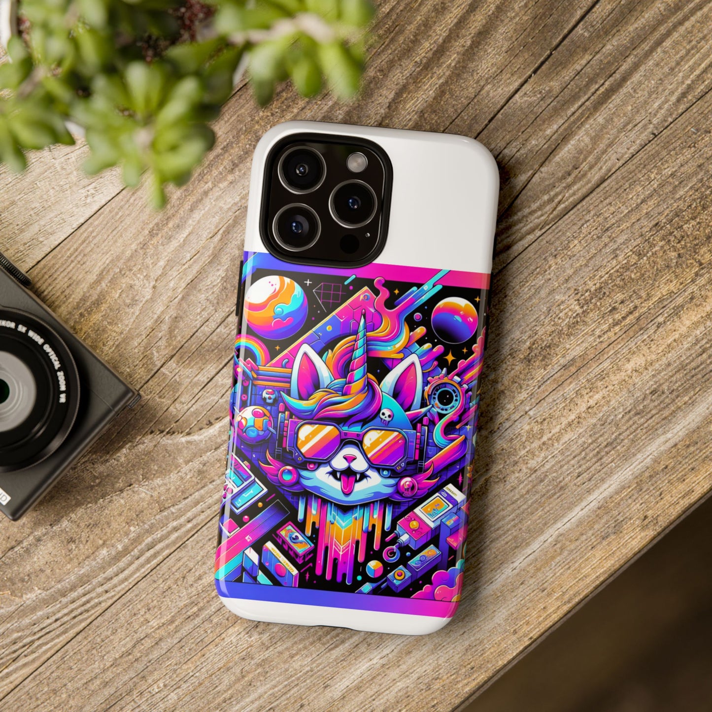 rizzed up and ready protective phone case for anime lovers
