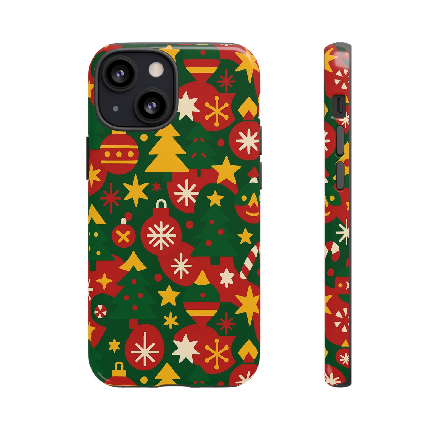 vibrant christmas phone case with festive 3d wrap design – colourful holiday protective cover compatible with iphone 13, 14, 15 & 16 – all models including pro, pro max & plus