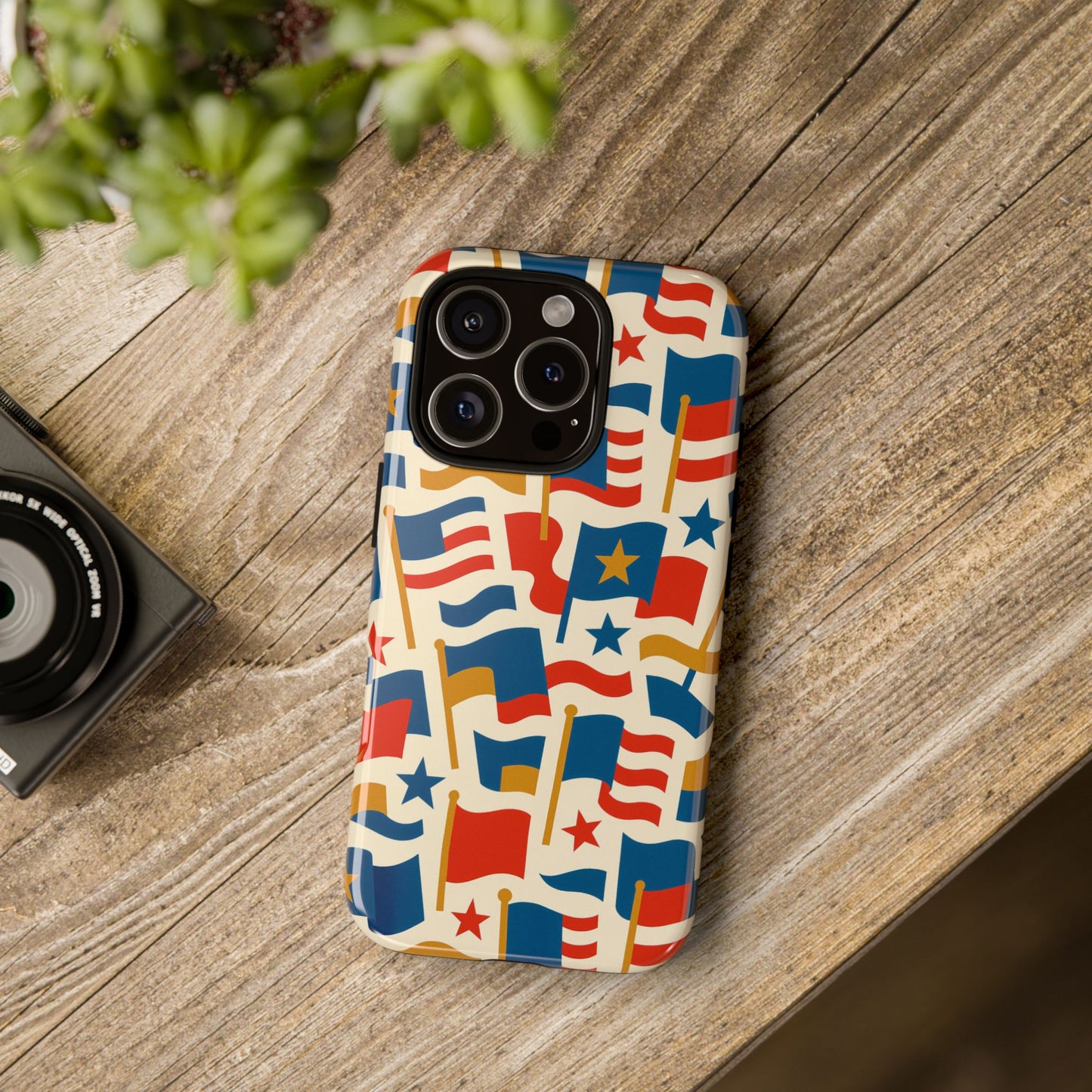 multicolour flag print protective phone case – stylish durable design for unique self-expression compatible with iphone 13, 14, 15 & 16 – all models including pro, pro max & plus
