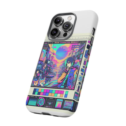 Main Character Moment Protective Phone Case, 3D Wrap Design, Durable TPU Silicone, UV Protected, Anime and Comic Inspired, Unique Gift for Tech Enthusiasts