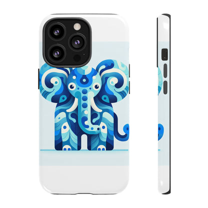 Vibrant 3D Protective Phone Case with Artistic Elephant Design for Unique Expression Compatible with iPhone 13, 14, 15 & 16 – All Models Including Pro, Pro Max & Plus