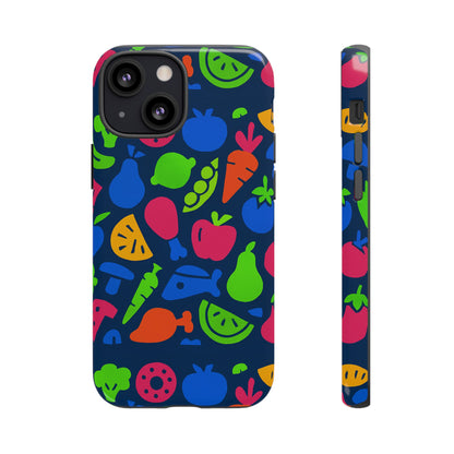 Vibrant 3D Fruit Pattern Protective Phone Case with Glossy Finish for Stylish Protection, Compatible with iPhone 13, 14, 15 & 16 – all models including Pro, Pro Max & Plus