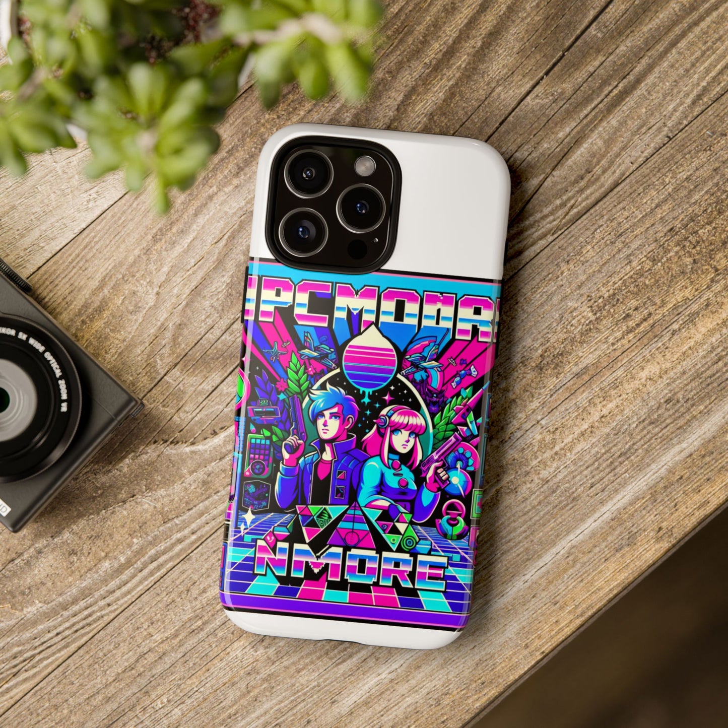 npc no more 3d wrap protective phone case for anime lovers