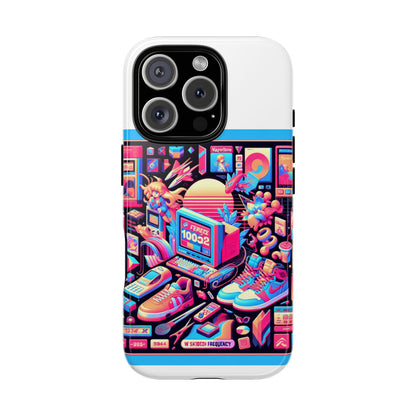 W Skibidi Frequency 3D Wrap Protective Phone Case for Anime Lovers, Durable TPU Silicone, Shock Absorbing, UV Protected, Glossy or Matte Finish, Unique Gift Idea
