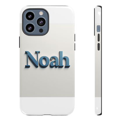 Vibrant 3D Name Phone Case in Blue Retro Style – Unique Protection Accessory for Self-Expression Compatible with iPhone 13, 14, 15 & 16 – all models including Pro, Pro Max & Plus