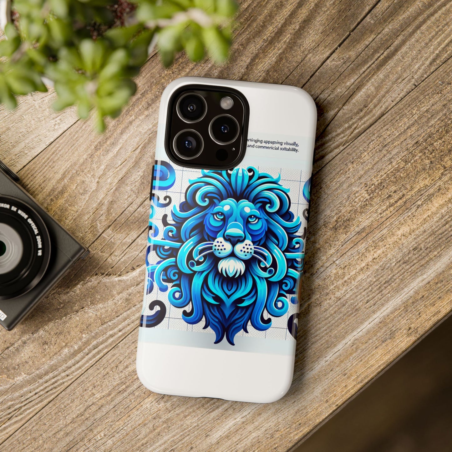 vibrant 3d lion art phone case for stylish protection and self-expression compatible with iphone 13, 14, 15 & 16 – all models including pro, pro max & plus