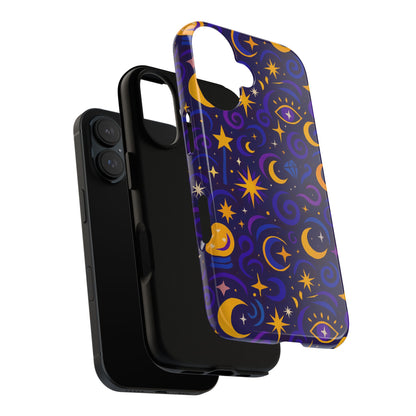 Vibrant 3D Cosmic Design Phone Case for Stylish Protection with Multicolour Stars and Swirls Compatible with iPhone 13, 14, 15 & 16 – All Models Including Pro, Pro Max & Plus