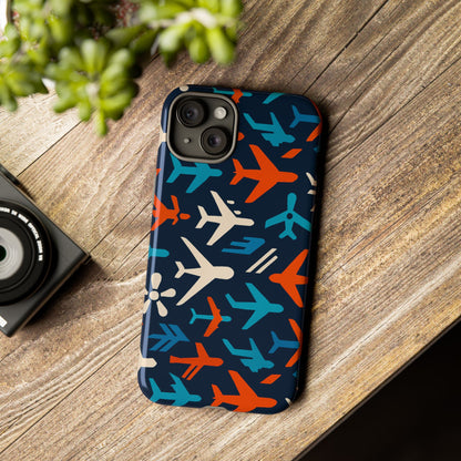 Vibrant Aviation Themed Protective Phone Case with 3D Wrap Design – Unique Style and Durable Protection – Compatible with iPhone 13, 14, 15 & 16 – All Models Including Pro, Pro Max & Plus