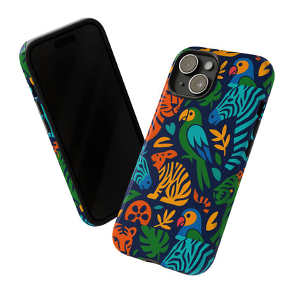 Vibrant 3D Animal Print Phone Case for Stylish Protection – Unique Accessory for Men and Women Compatible with iPhone 13, 14, 15 & 16 – all models including Pro, Pro Max & Plus