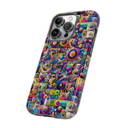 Pattern Image 3 Vibrant Shockproof Phone Case for Anime and Comic Fans - Stylish Protection and Colourful Art Finish – Compatible with iPhone 13, 14, 15 & 16 – all models including Pro, Pro Max & Plus