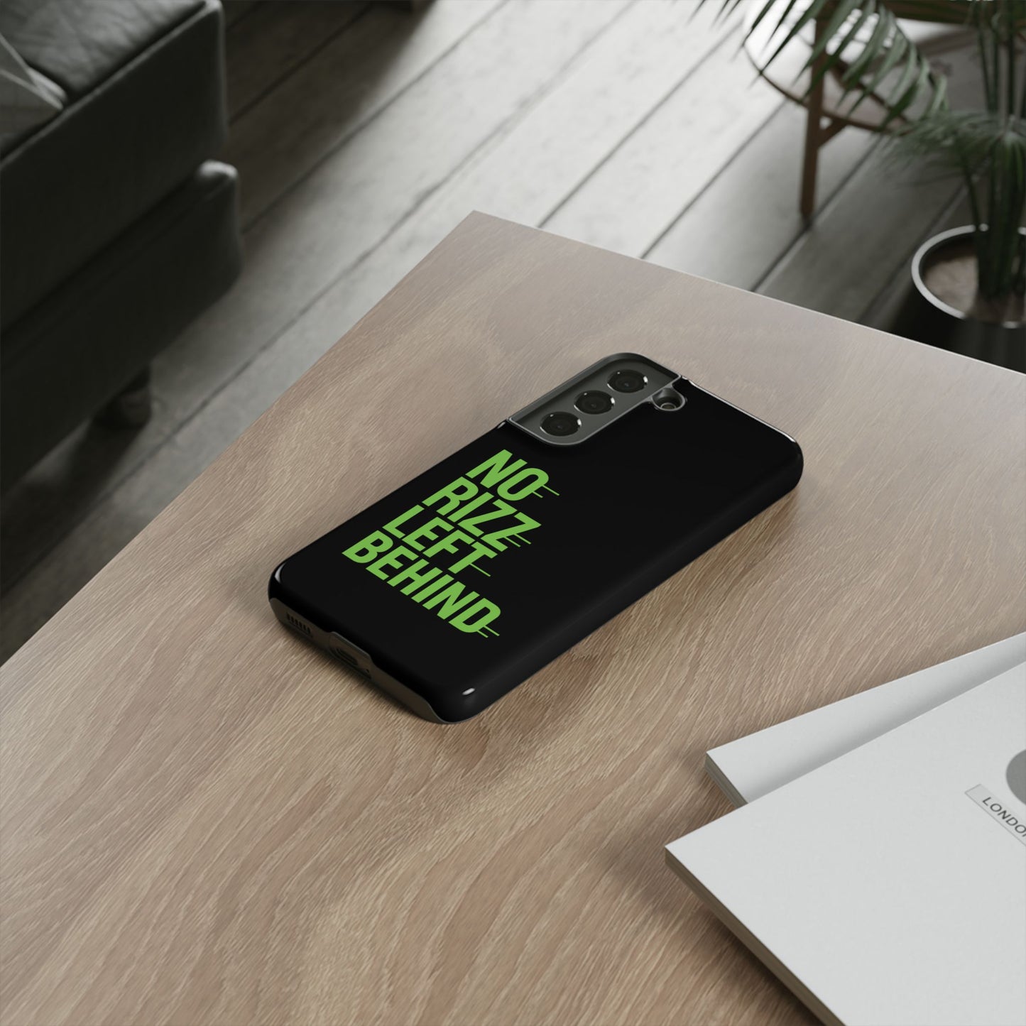 tough phone case - no rizz left behind for ultimate protection
