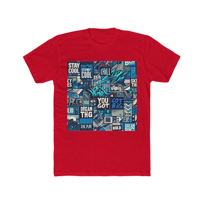 Unisex T-Shirt Aesthetic Blue 4 - Stylish Comfortable Tee for Everyone