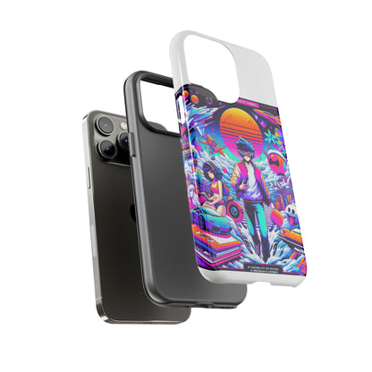 Skibidiverse Traveller Protective Phone Case with 3D Wrap Design, Durable UV Protection, Shock Absorption for Anime and Comic Culture Fans