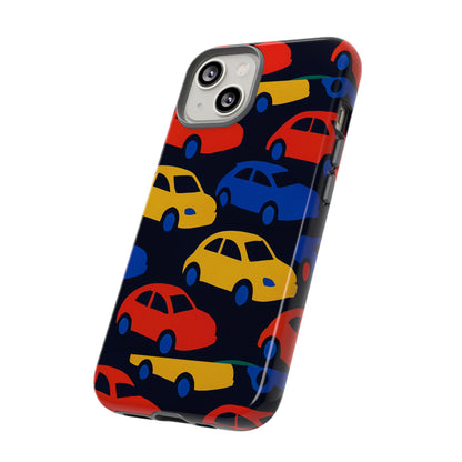 Multicolour 3D Car Design Protective Phone Case Stylish Accessory for Unique Expression Compatible with iPhone 13, 14, 15 & 16 – all models including Pro, Pro Max & Plus