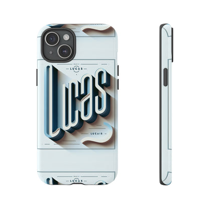 Lucas Blue Phone Case with 3D Wrap Design for Smartphones Compatible with iPhone and Android Devices Shockproof Protective Cover for Anime and Comic Fans