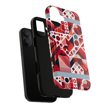 Pattern Image 8 Vibrant Shockproof Phone Case for Kids and Teens with Abstract Geometric Design Compatible with iPhone 13, 14, 15 & 16 – all models including Pro, Pro Max & Plus