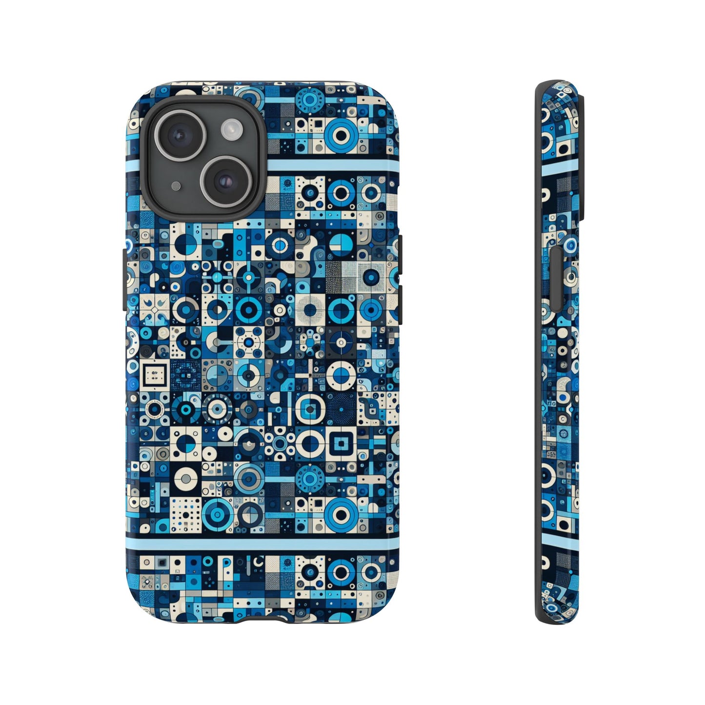blue alphabet letter p phone case with 3d wrap design shockproof durable tpu cover for smartphone protection and fashion