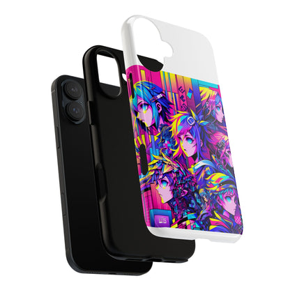 Cap-Free Culture Protective Phone Case with 3D Wrap Design, Durable Silicone Liner, UV Resistant, Ideal Gift for Anime and Comic Fans