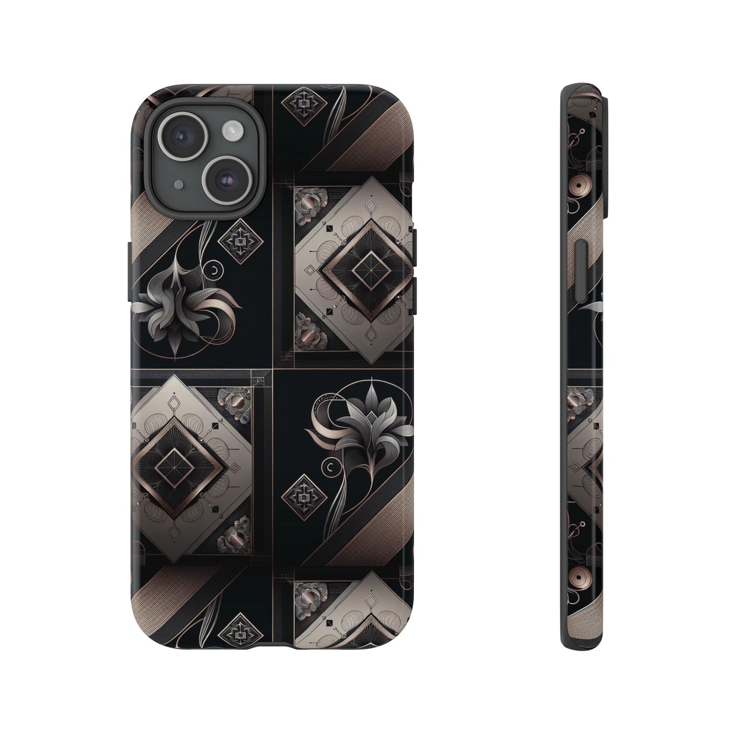 blackpattern image 4 vibrant 3d phone case for android and iphone with bold anime-inspired art, shockproof finish, compatible with iphone 13-16 pro max