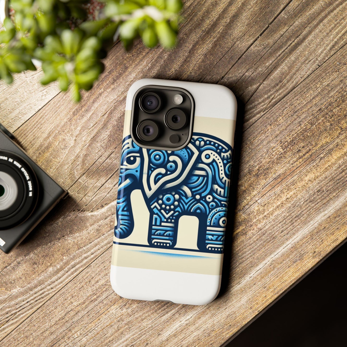 vibrant 3d elephant design phone case for stylish protection and unique aesthetic compatible with iphone 13, 14, 15 & 16 – all models including pro, pro max & plus