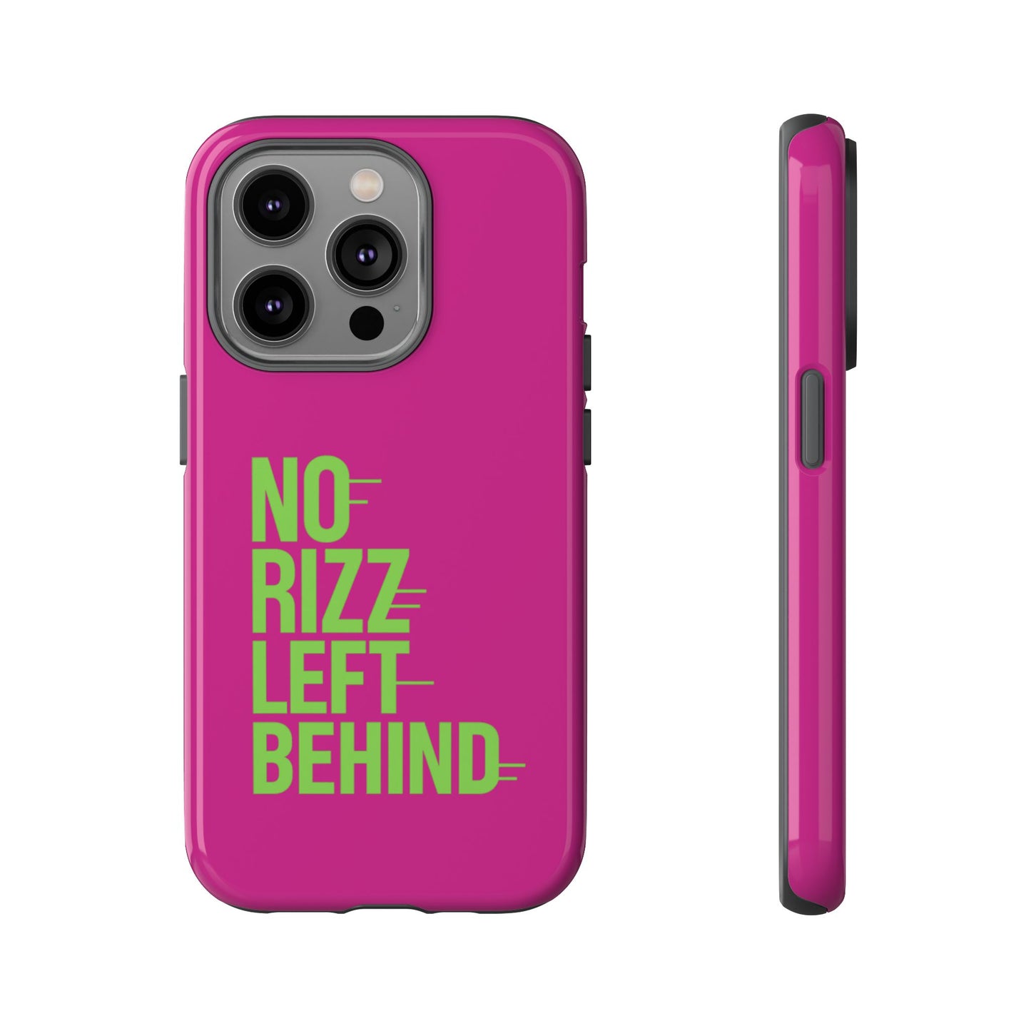 tough cases - no rizz left behind phone case for ultimate protection and style