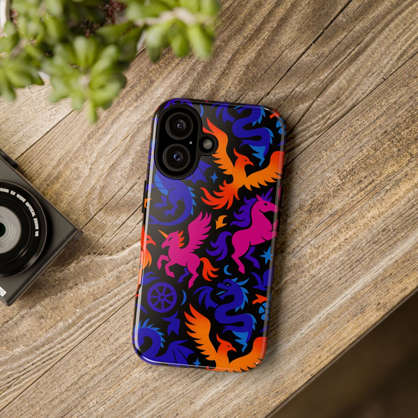 vibrant 3d fantasy design protective phone case for stylish protection compatible with iphone 13, 14, 15 & 16 – all models including pro, pro max & plus
