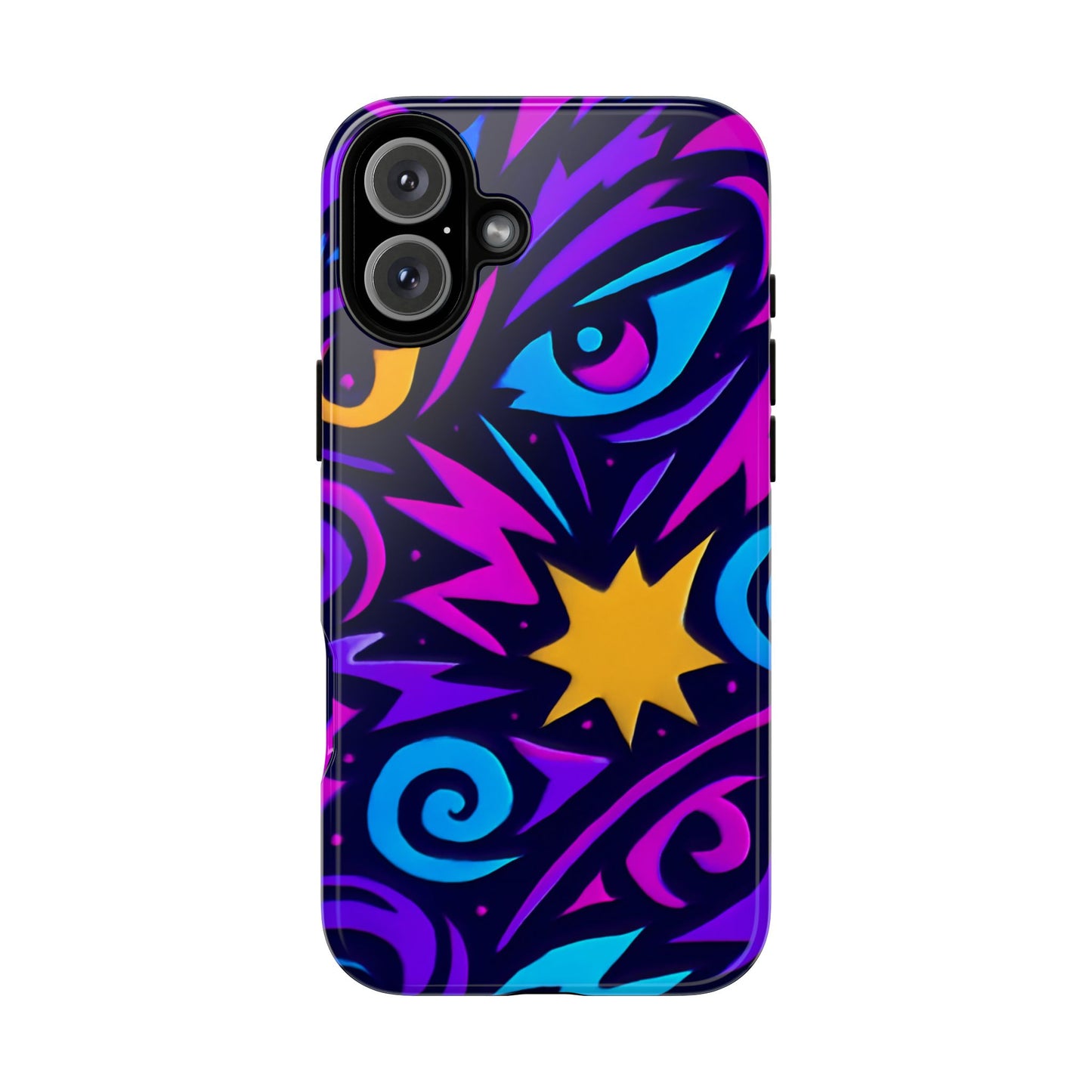 vibrant multicolour 3d wrap phone case for stylish protection and unique expression – compatible with iphone 13, 14, 15 & 16 – all models including pro, pro max & plus