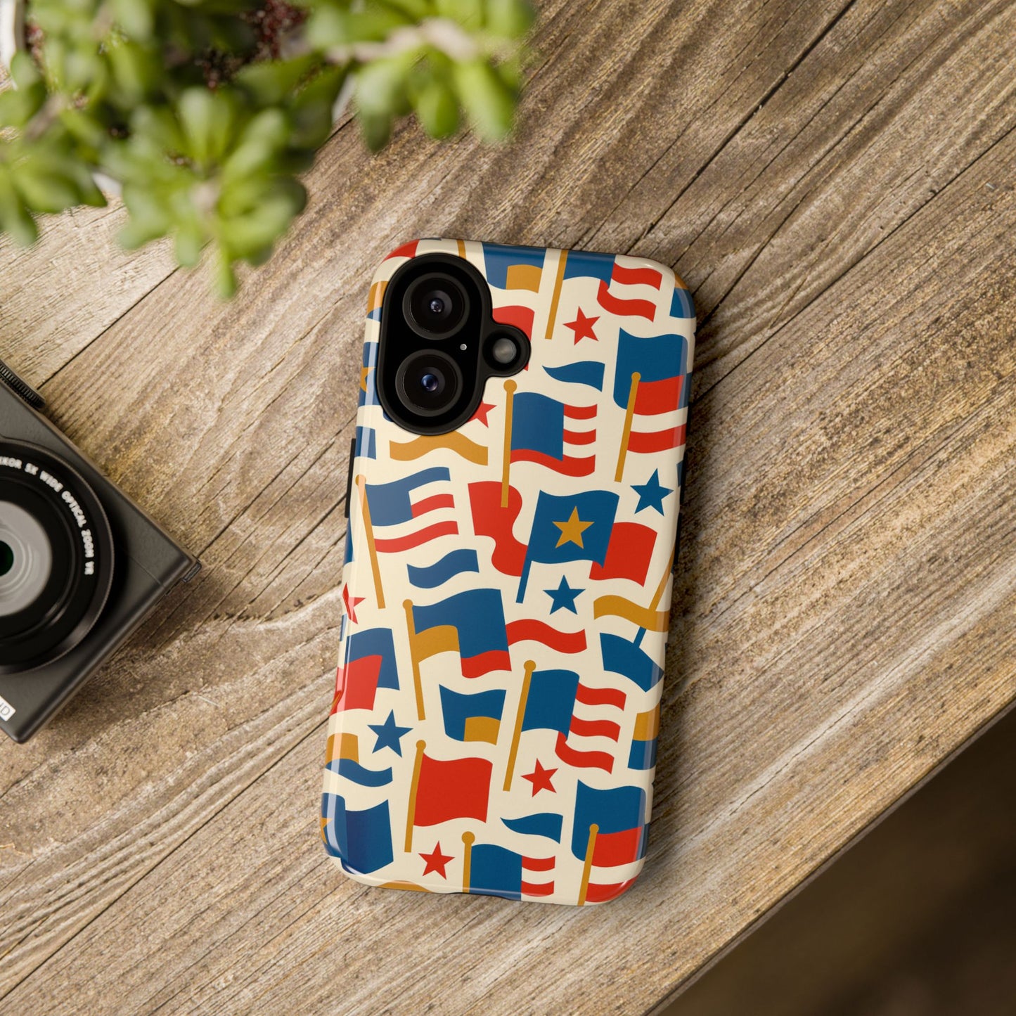 multicolour flag print protective phone case – stylish durable design for unique self-expression compatible with iphone 13, 14, 15 & 16 – all models including pro, pro max & plus