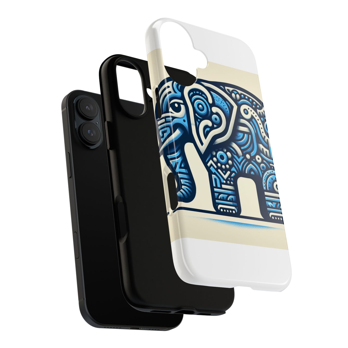 vibrant 3d elephant design phone case for stylish protection and unique aesthetic compatible with iphone 13, 14, 15 & 16 – all models including pro, pro max & plus