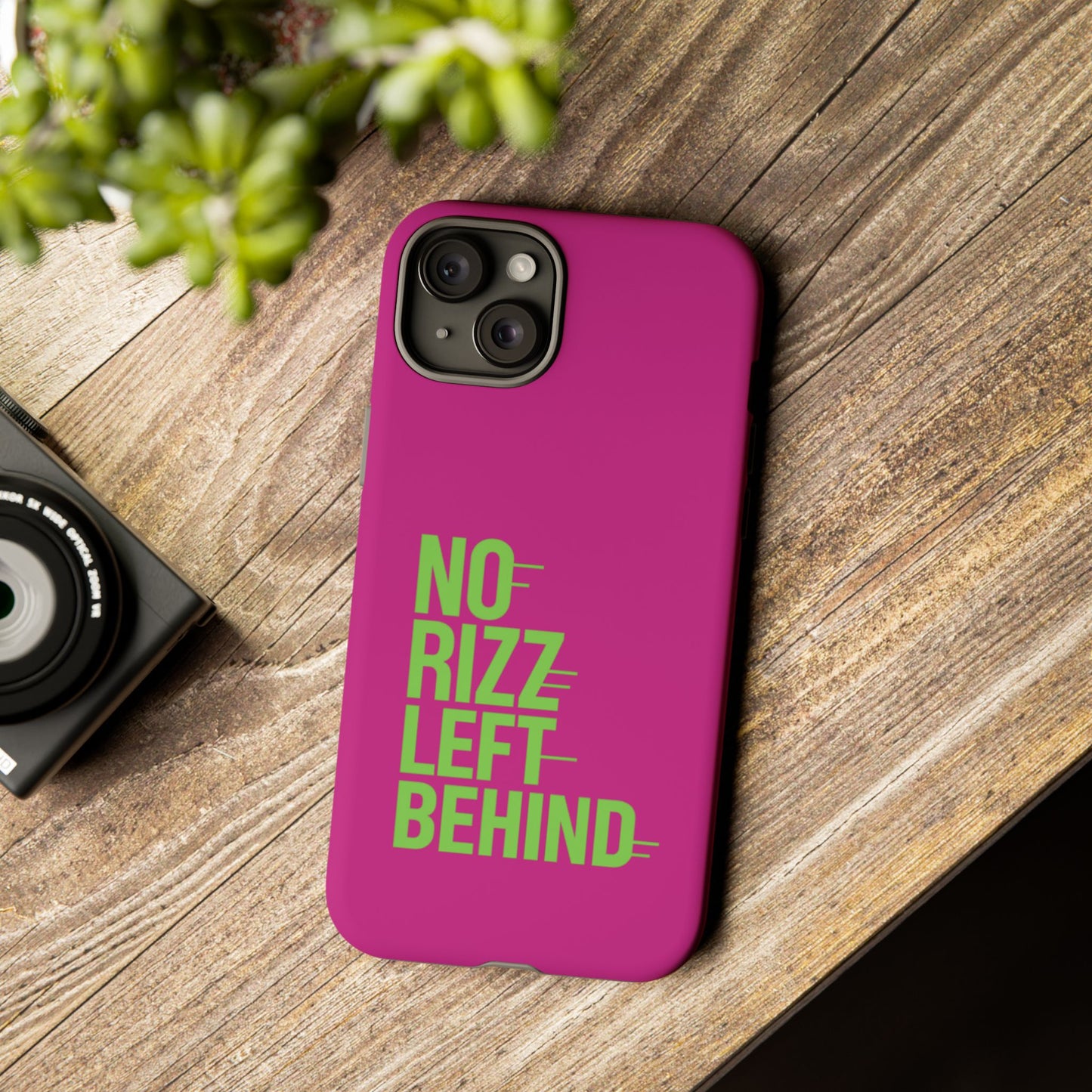 tough cases - no rizz left behind phone case for ultimate protection and style