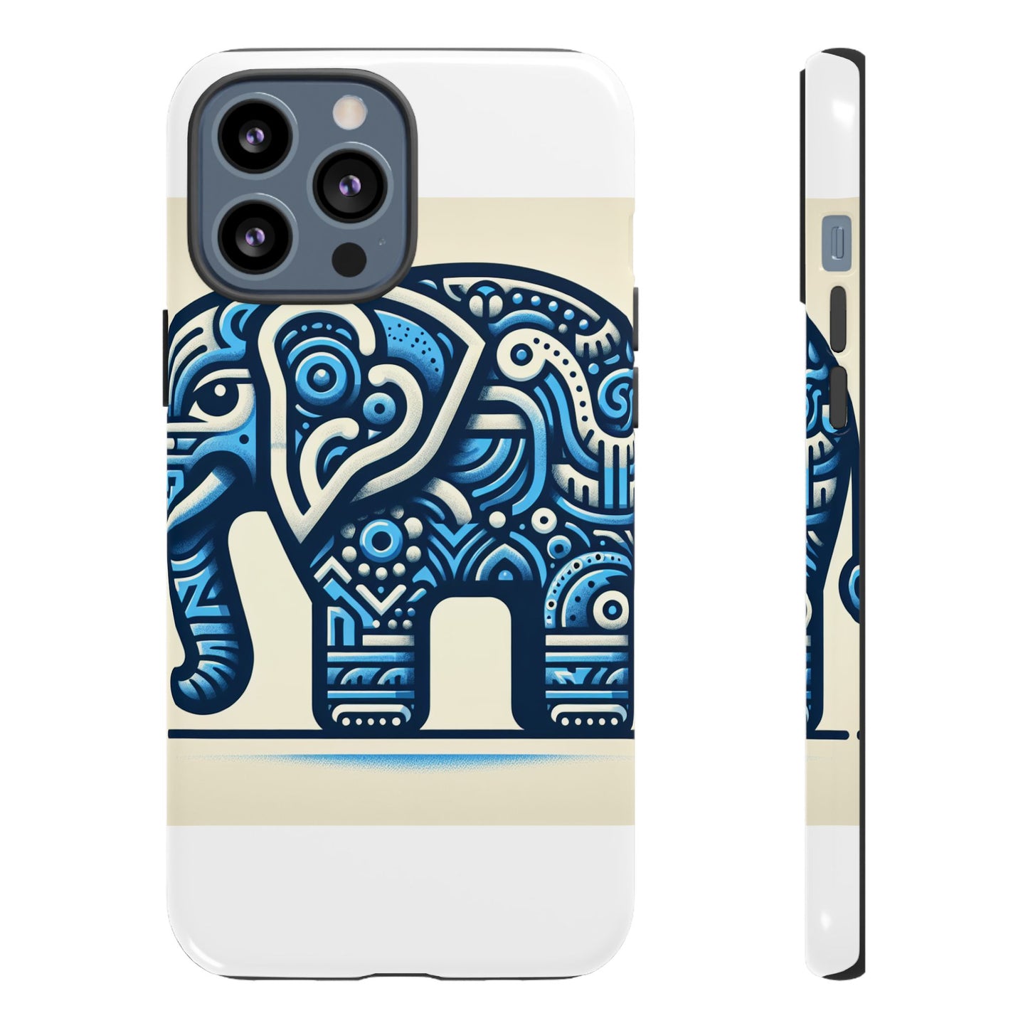 vibrant 3d elephant design phone case for stylish protection and unique aesthetic compatible with iphone 13, 14, 15 & 16 – all models including pro, pro max & plus