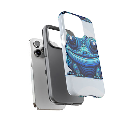 Cool Blue Animal Create 4 3D Wrap Protective Phone Case for Smartphones with Vibrant Animal Design and Shock Absorption