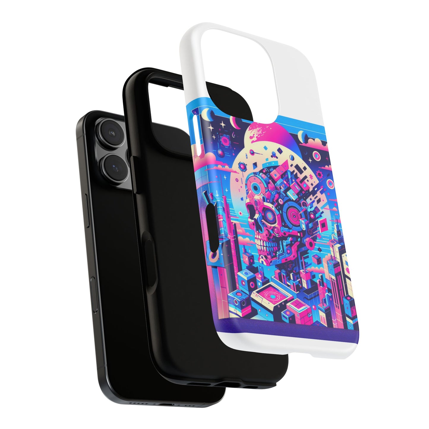skibidi state certified protective phone case for anime lovers, durable 3d wrap design, uv protected, stylish shock absorbing silicone liner