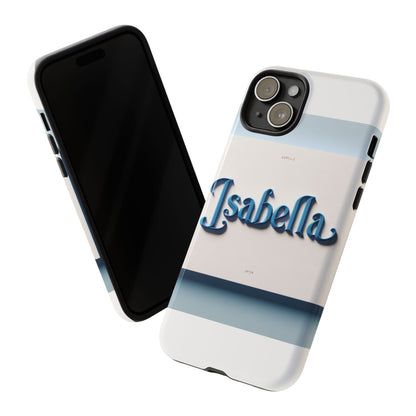 Vibrant 3D Blue Alphabet Design Protective Phone Case Stylish Accessory for Men and Women Unique Phone Cover Compatible with iPhone 13, 14, 15 & 16 – all models including Pro, Pro Max & Plus