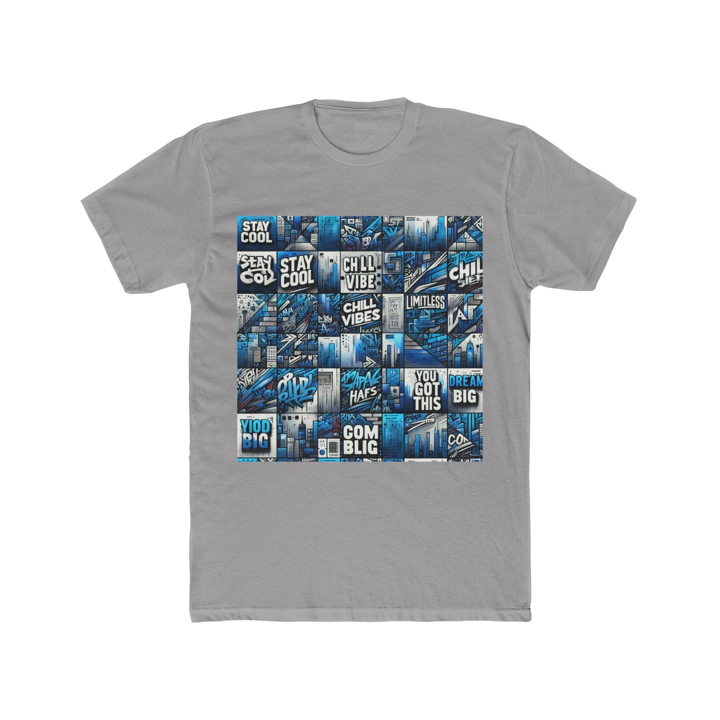 aesthetic blue unisex t-shirt – stylish premium cotton tee for men & women, comfortable everyday wear