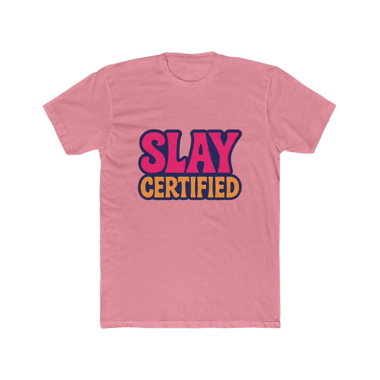 slay certified meme multicolor unisex t-shirt – funny graphic tee for men & women, soft cotton, casual humor apparel for everyday wear