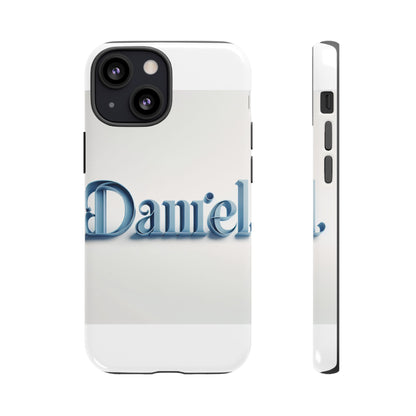 Vibrant 3D Wrap Protective Phone Case in Blue Lettering Stylish Design for Unique Accessory Lovers Compatible with iPhone 13, 14, 15 & 16 – all models including Pro, Pro Max & Plus