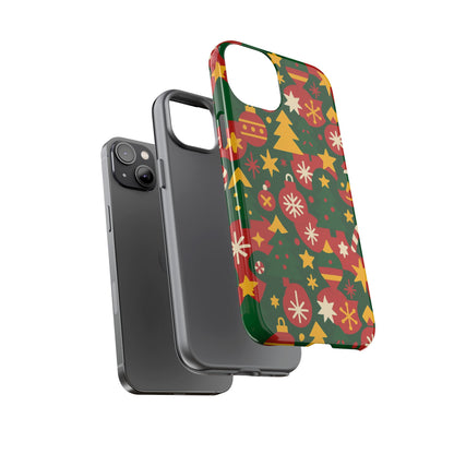 Vibrant Christmas Phone Case with Festive 3D Wrap Design – Colourful Holiday Protective Cover Compatible with iPhone 13, 14, 15 & 16 – All Models Including Pro, Pro Max & Plus